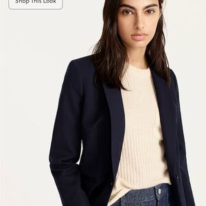 Black J Crew Bi-Stretch Blazer